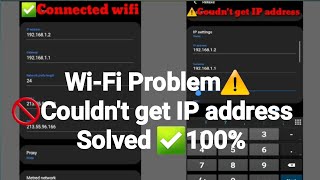 Couldn't get IP address wi-fi problem screenshot 5