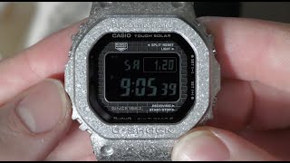 G-Shock Silver 40TH Anniversary Recrystallised Series - Unboxing - GMW-B5000PS-1ER