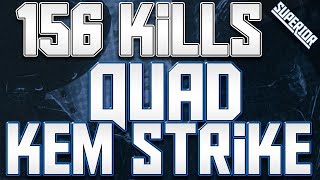 QUAD KEM STRIKE w/ 156 Kills! (Call of Duty Ghost: Gameplay/Commentary)