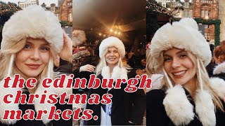 EDINBURGH CHRISTMAS MARKETS 2021!! 🎄 vlog