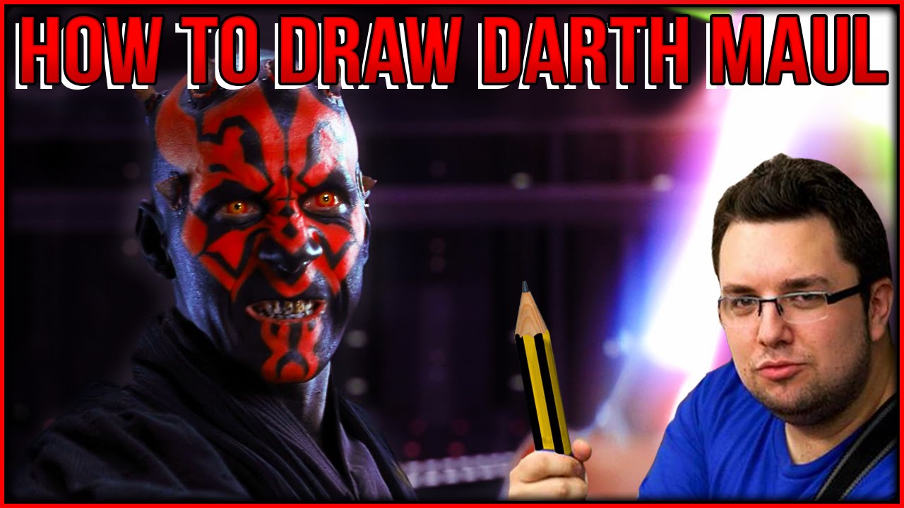 How To Draw Darth Maul - YouTube