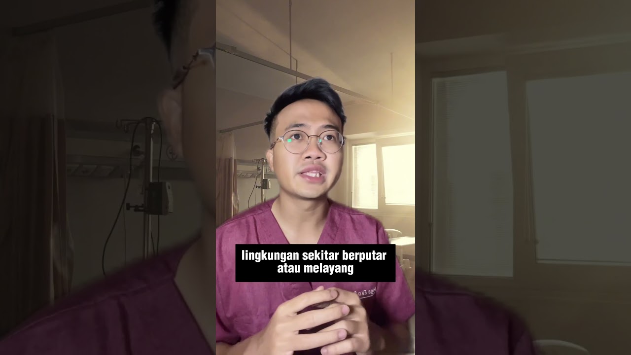 Ketika kepala pusing berputar #dokter #kesehatan #vertigo