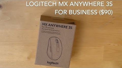 Logitech MX Anywhere 3S for Business Unboxing