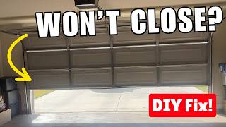 Garage Door Won't Close? Try This Easy Fix!