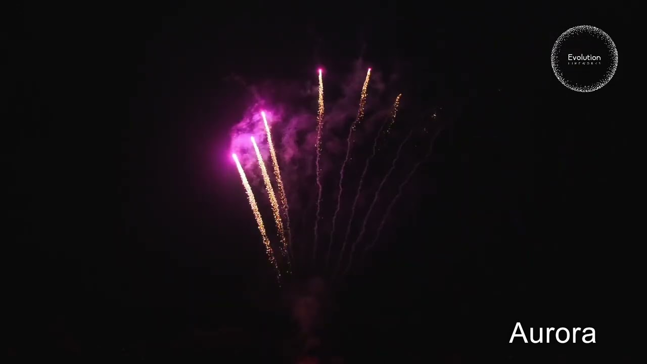Evolution Fireworks - Aurora - 1.4g - 64 shot - 20mm