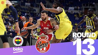 Fenerbahce beats Monaco to stop four-game skid! | Round 13, Highlights | Turkish Airlines EuroLeague