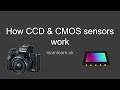 How CCD and CMOS Sensors on cameras and scanners work