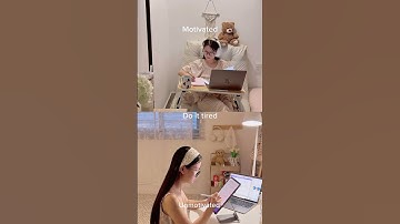 Study With Me: Motivated vs Unmotivated