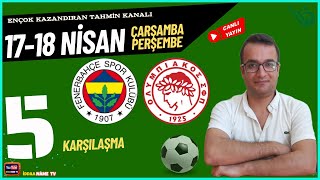 17-18 Nsan İddaa Tahminleri