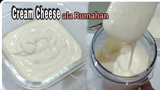 Resep HOMEMADE CREAM CHEESE hanya 2 bahan I Bisa Untuk CHEESECAKE atau OLES ROTI