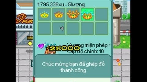 nhóc trần - Nâng cấp vương miện phép màu (Avatar 2D)