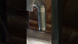 Easy day wrapping a customer's ductwork. Not finished.