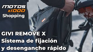 GIVI REMOVE X sistema de fijación y desenganche rápido para bolsas blandas | Motosx1000 by Motosx1000 6,283 views 2 months ago 2 minutes, 42 seconds