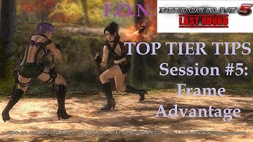 DOA5LR - Advanced Guide - Session #5 FRAME ADVANTAGE