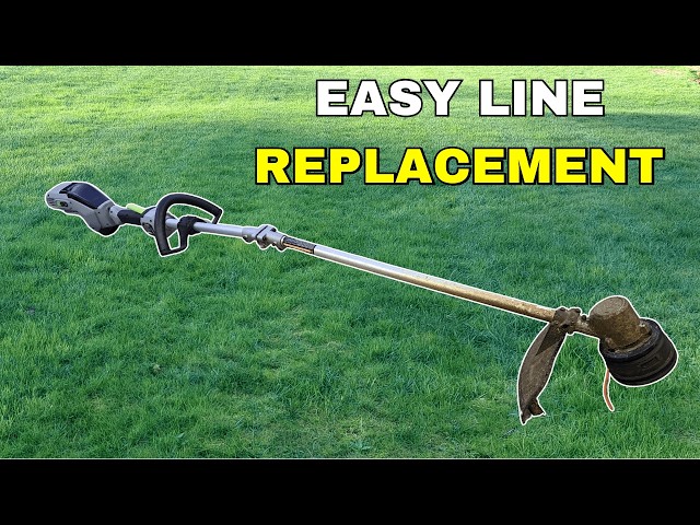How to Restring Ego Weed Eater Line - YouTube