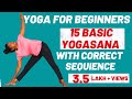 15 Basic Yoga Poses for Beginners to Practice at Home -Daily Morning yoga #yogaforbeginner #dailyyog