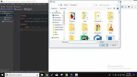 الدرس الرابع عشر #14 رفع الملفات في الـ PHP move_uploaded_file