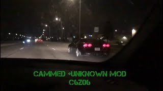 740HP E63 AMG Biturbo VS Modded C6Z06