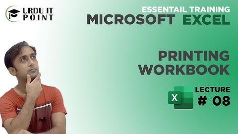 Microsoft Excel 2010 Printing Workbook in Urdu Lecture 8