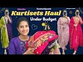 Meesho Festival Special Kurtisets under budget | Trending kurtasets haul #sale #trending