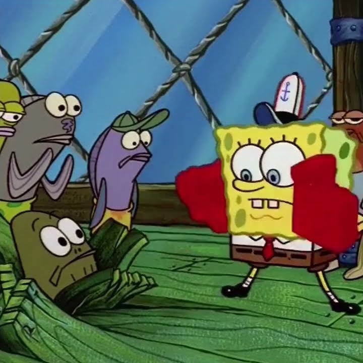SpongeBob 'Cause I'm fast, I'm mean, and I can do this!'