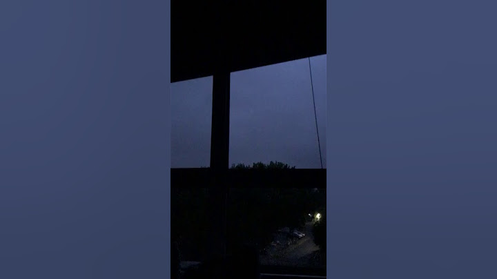 Fulmini e saette a Roma nella notte del 28 luglio 2019