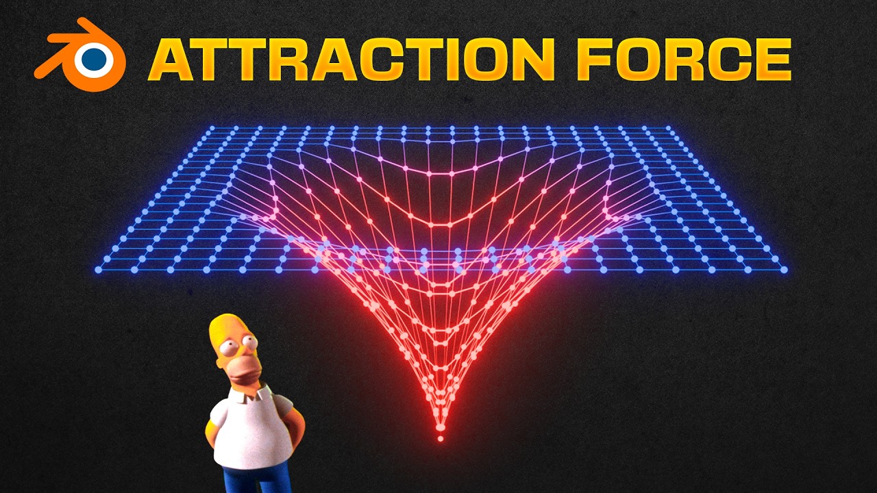 Создание силы притяжения в Blender 5.0 (эффект черной дыры)