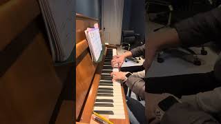 “Ode to the joy”piano duet with my pupil