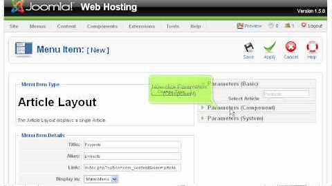 How to create a new menu & add a link to it in Joomla | Tutorial