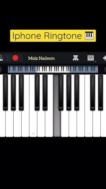 How To Play The Iphone Ringtone On Piano How To Play Iphone Ringtone | Iphone Ringtone Piano Easy Slow | Easy