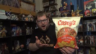 Tank Tries Casey's Taco Pizza Kettle Potato Chips