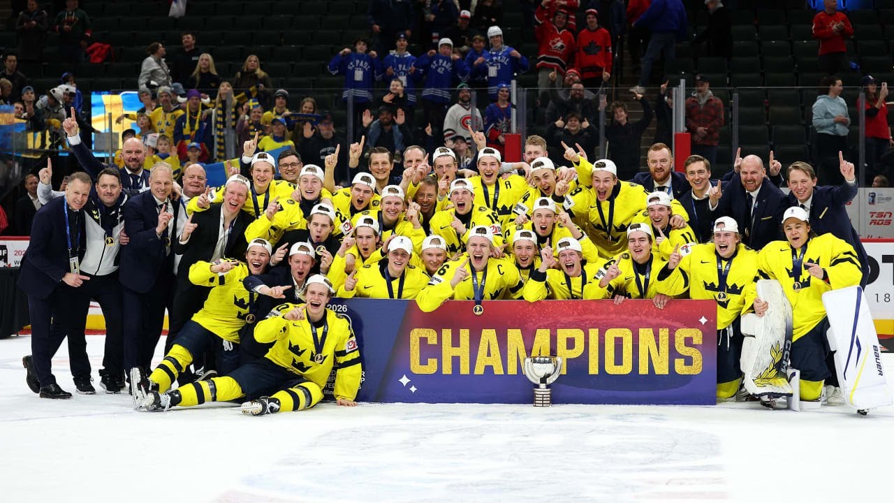 Svenska Juniorkronorna - Alla Mål Fram Till JVM-Guldet 2026