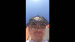 Dj Smokey steals melon on instagram live (in the end) 10/11/2017