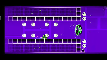 Geometry Dash - lv Back On Track (No sound)  | gameplay 