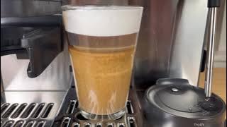 How to make a LATTE MACCHIATO Using a Ninja Coffee Machine - Luxe Cafe Premier Series
