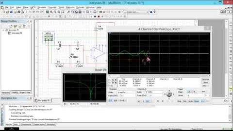 simulating notch filter in multisim