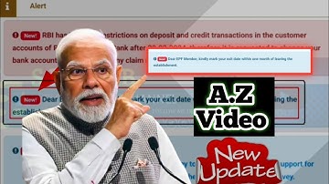 New! Dear EPF Member, kindly mark your exit date within one month of leaving the establishment.