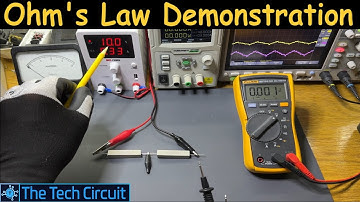 #112 -  Ohms Law Demonstration with Resistors - Voltage, Current, and Resistance Made Simple