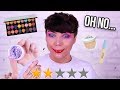 TESTING LOWEST RATED MAKEUP... LITERALLY WTF?!