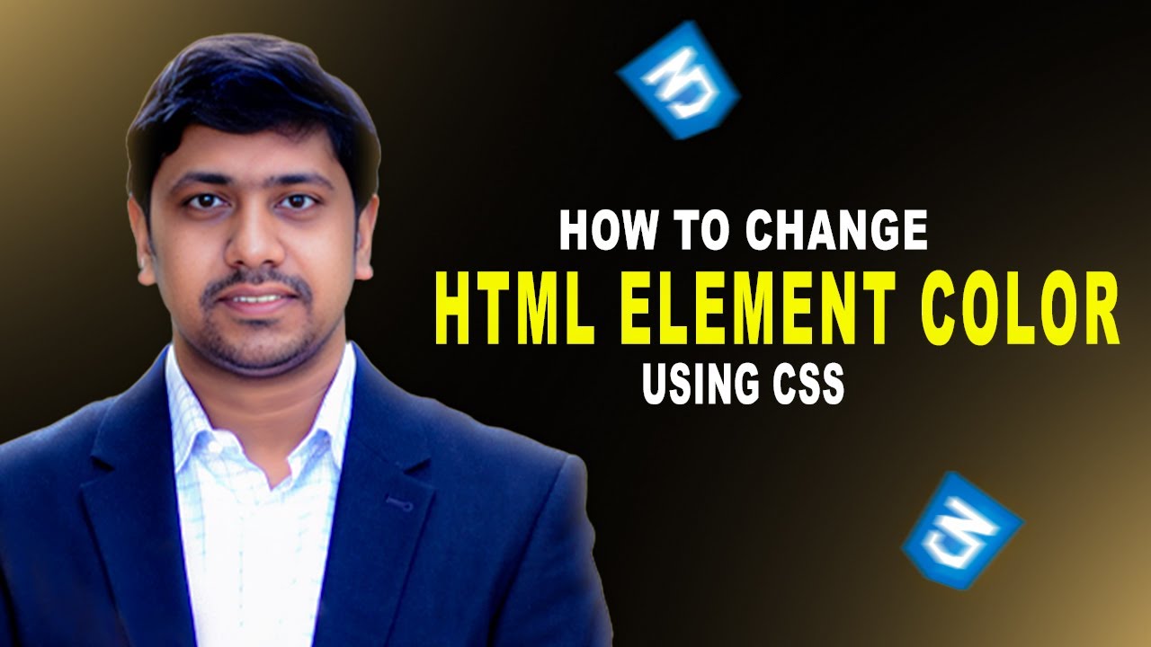 How to Change HTML Element Color using CSS | Bangla Tutorial - YouTube