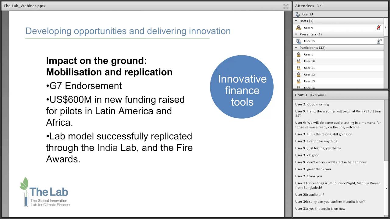 Webinar: Update on the Global Innovation Lab for Climate Finance - YouTube