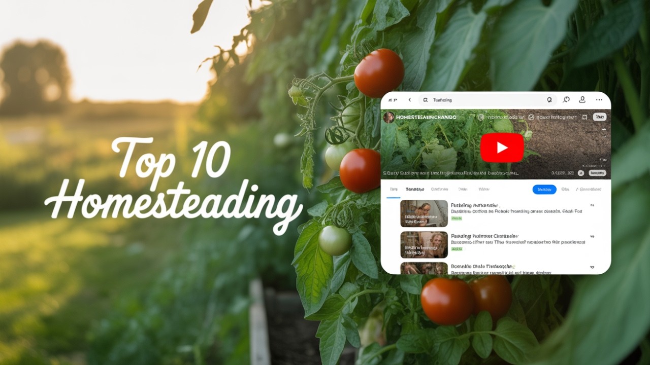 Top 10 HOMESTEADING YouTube Channels You Need To Know - YouTube