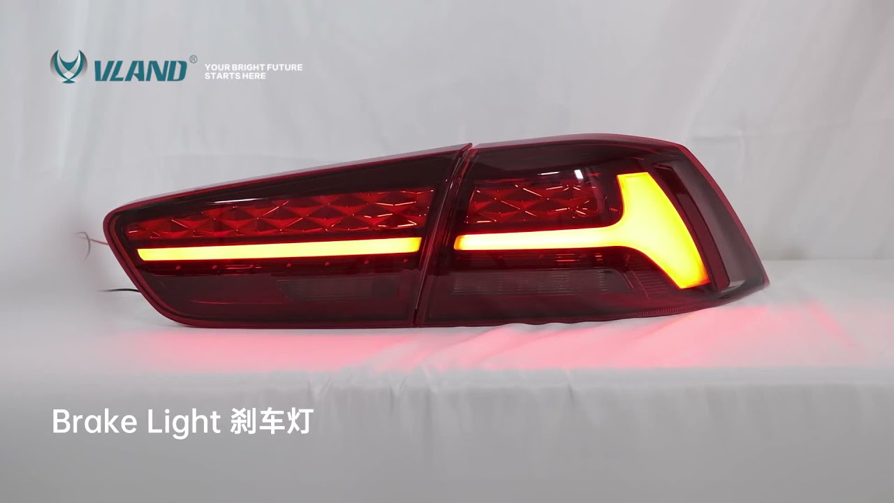 VLAND Tail Lights For 2007-2018 Mitsubishi Lancer GT Evolution EVO X
