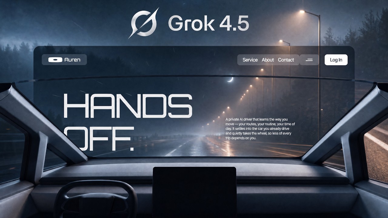 Grok 4.5 is SURPRISINGLY Good at Animated Websites