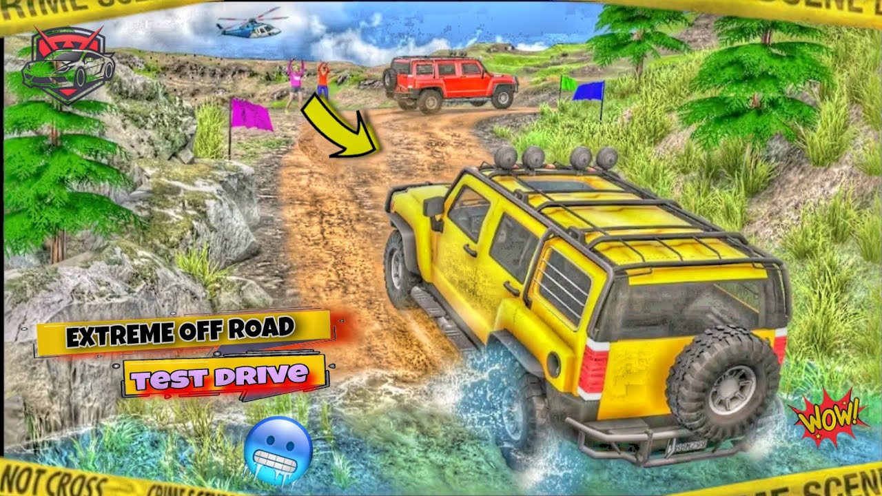 Car Racing Off-Road Test Drive 😱 | Mud, Hills & Power || rj Dhagal gaming 