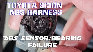 Toyota Scion ABS harness bearing Fix! lights on dash ! scion XB 08