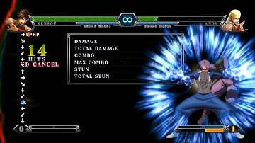 KOFXIII : Kensou 100% 3 Bar HD