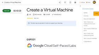 Create a Virtual Machine GSP001