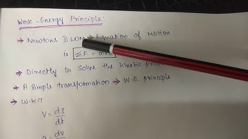Work - Energy Principle | Dynamics | Engineering Mechanics