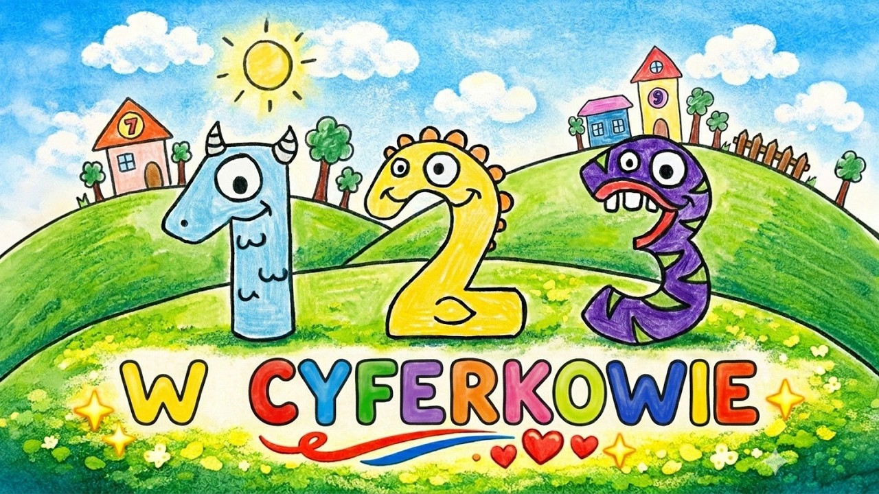 W CYFERKOWIE || Piosenki dla dzieci || Nauka cyferek || Liczę już sam || Trelomelo